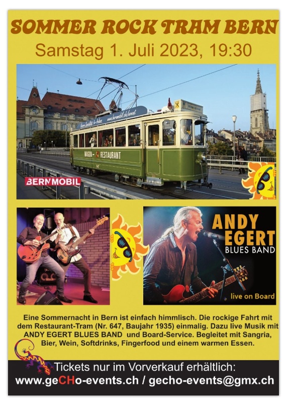 sommer rock tram Bern 2023